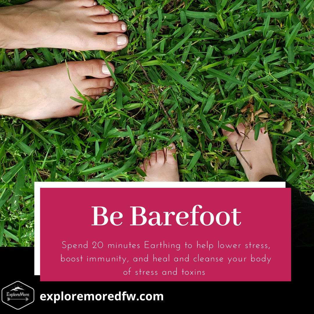 Go barefoot