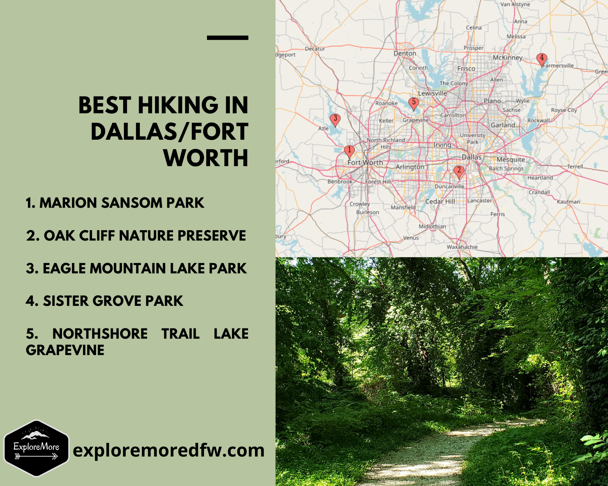 Best Hiking in Dallas Fort Worth