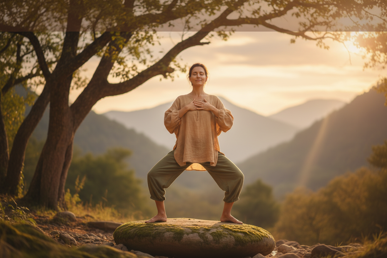 beginners guide to grounding yoga workshop cover image