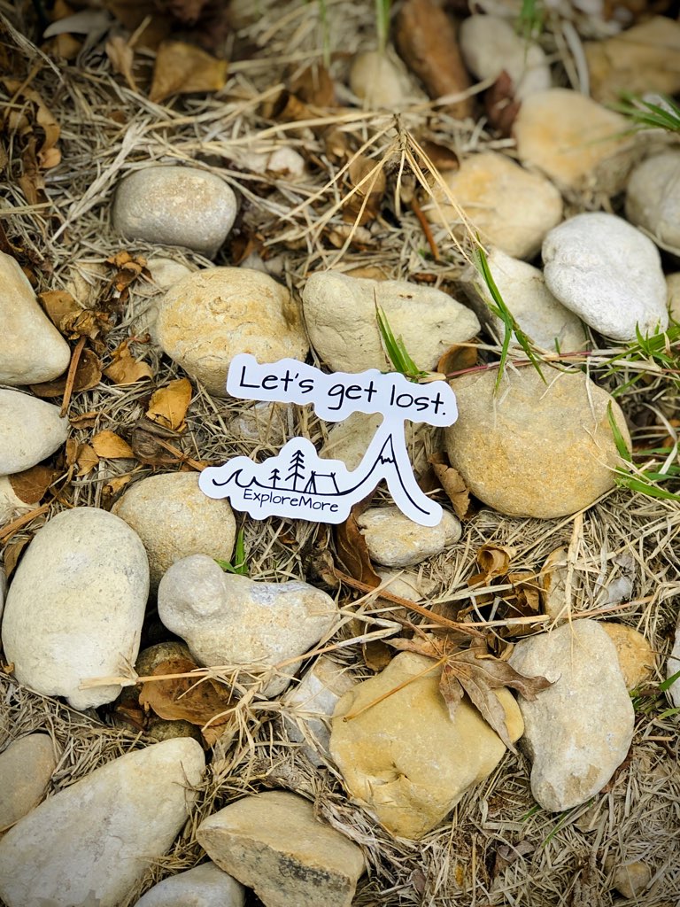 Lets Get Lost ExploreMore Sticker